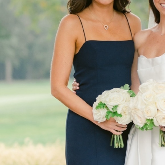 Amsale Jade dress- NAVY, size 6, New condition - Picture 4 of 5